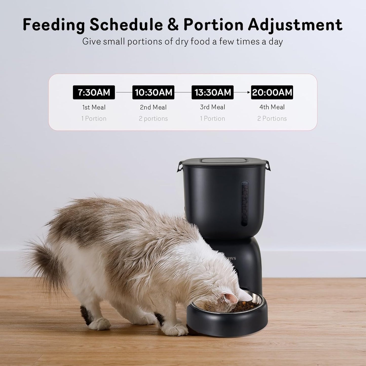 Next-Gen Smart Cat Feeding System – Dual Power Backup, Portion Control & Personalized Voice