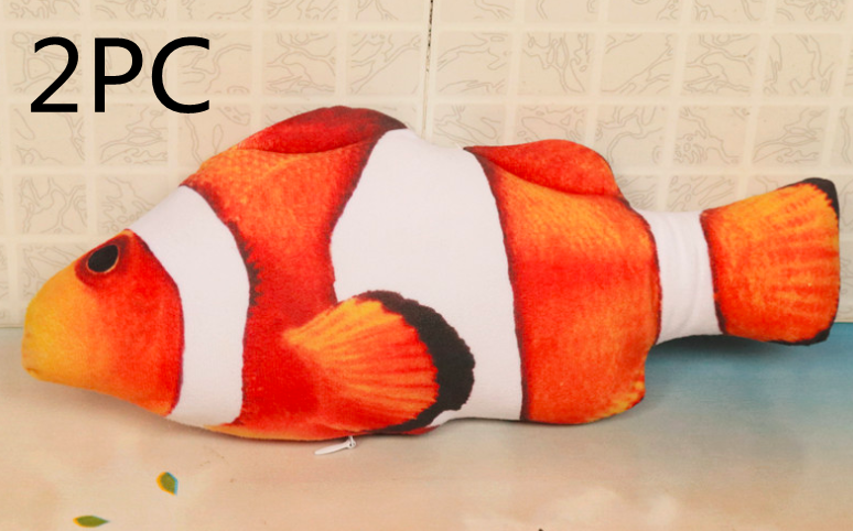 Cross-border TikTok Same Style Pet Toy Electric Simulation Fish Jumping Fish Plush Toy,Toy Electric Simulation Fish,Plush Toy