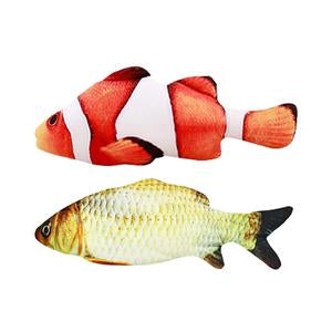 Cross-border TikTok Same Style Pet Toy Electric Simulation Fish Jumping Fish Plush Toy,Toy Electric Simulation Fish,Plush Toy