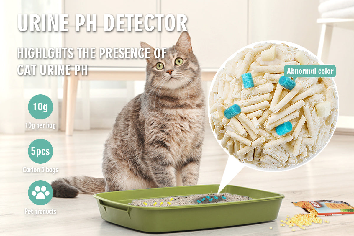 🟡 Product Title: Smart Color-Changing Cat Litter – Monitors Your Cat’s Health at Every Step