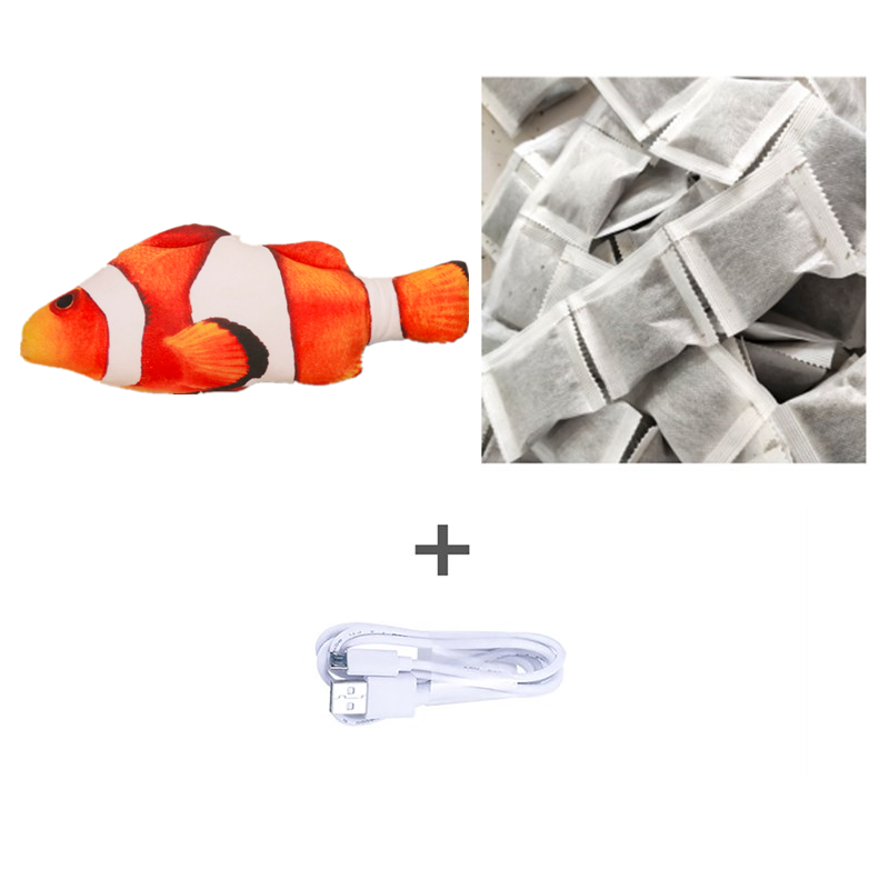 Cross-border TikTok Same Style Pet Toy Electric Simulation Fish Jumping Fish Plush Toy,Toy Electric Simulation Fish,Plush Toy