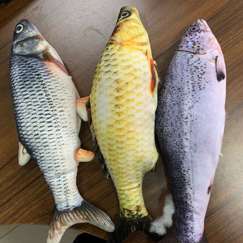 Cross-border TikTok Same Style Pet Toy Electric Simulation Fish Jumping Fish Plush Toy,Toy Electric Simulation Fish,Plush Toy
