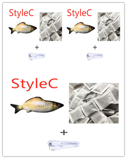 Cross-border TikTok Same Style Pet Toy Electric Simulation Fish Jumping Fish Plush Toy,Toy Electric Simulation Fish,Plush Toy