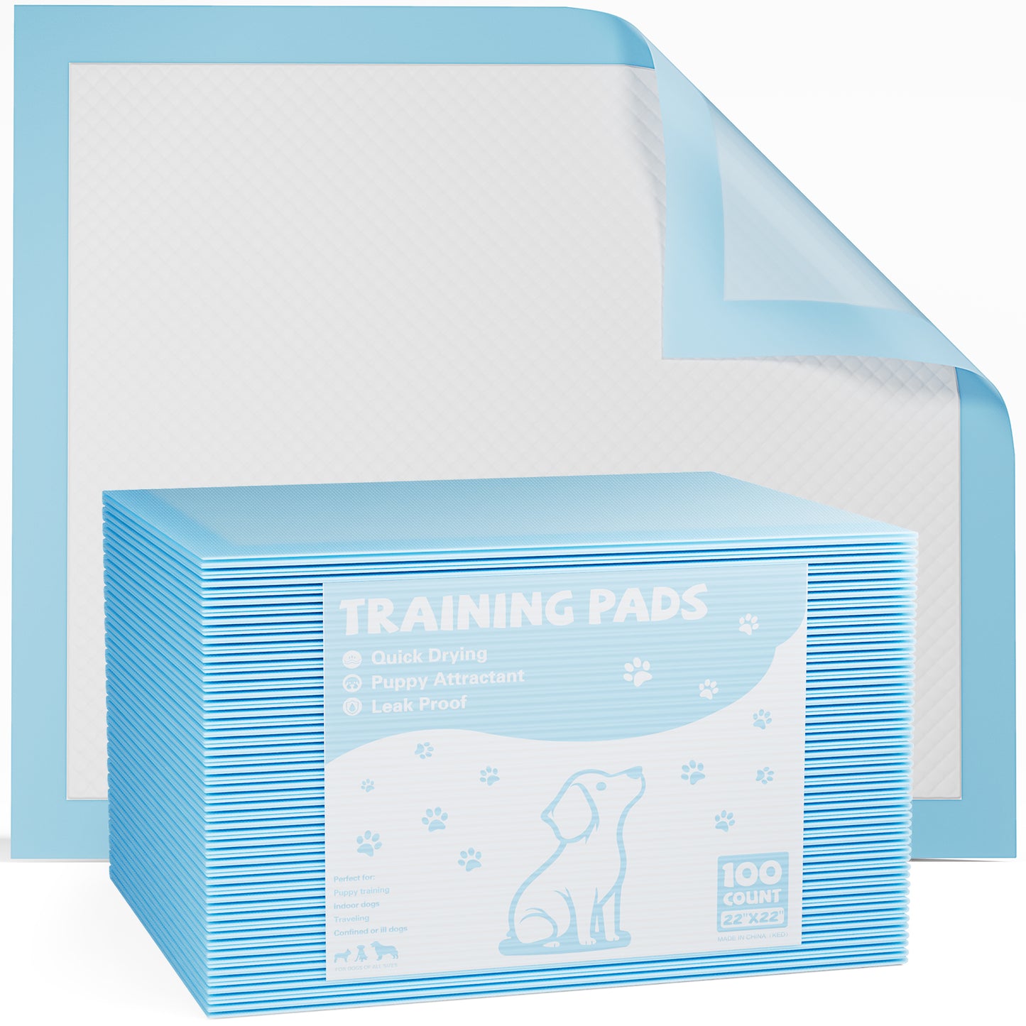 Puppy Pads, Leak-proof ,Quick-drying Disposable Dog, Pads, Absorbent Dog Pee Pads