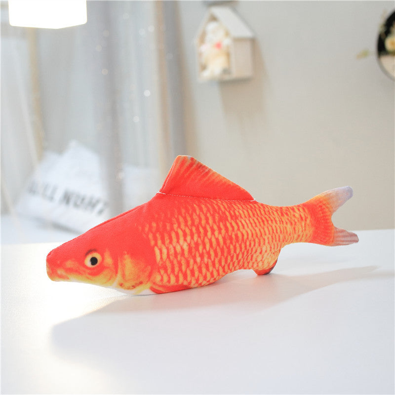 Cross-border TikTok Same Style Pet Toy Electric Simulation Fish Jumping Fish Plush Toy,Toy Electric Simulation Fish,Plush Toy