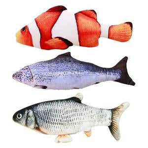 Cross-border TikTok Same Style Pet Toy Electric Simulation Fish Jumping Fish Plush Toy,Toy Electric Simulation Fish,Plush Toy
