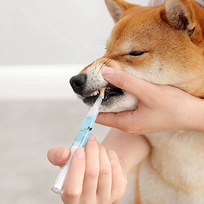 Dogs and Cats Toothbrush Pen,Pet Teeth Whitening Pen,Dog Cat Tartar Dental Calculus Cleaning Tool
