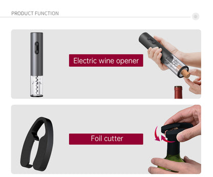 Electric Wine Opener-Effortless Wine Opening – Just One Press Away!