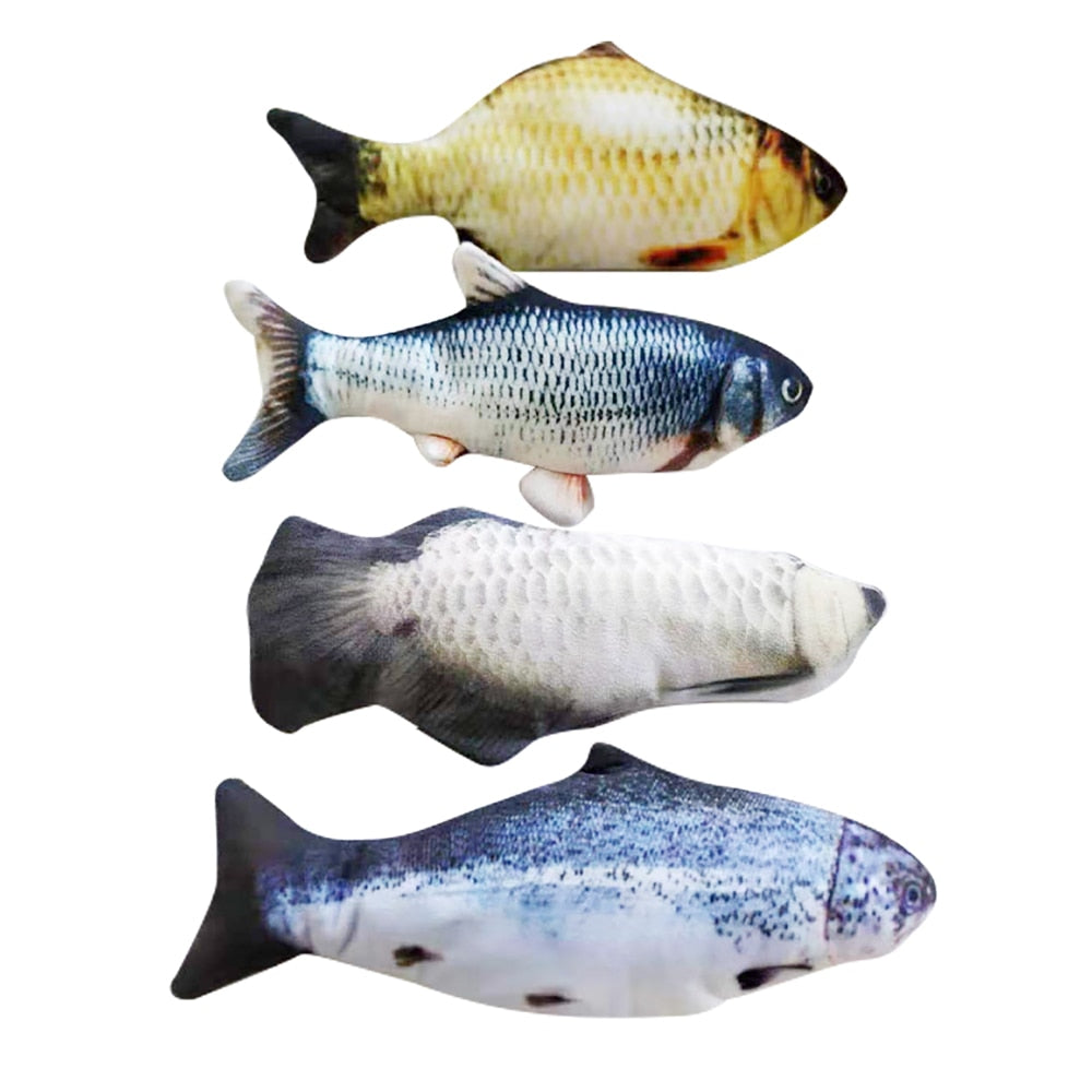 Cross-border TikTok Same Style Pet Toy Electric Simulation Fish Jumping Fish Plush Toy,Toy Electric Simulation Fish,Plush Toy