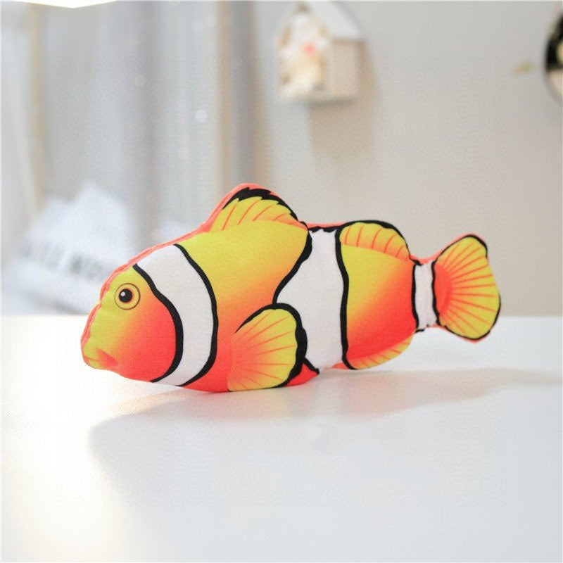 Cross-border TikTok Same Style Pet Toy Electric Simulation Fish Jumping Fish Plush Toy,Toy Electric Simulation Fish,Plush Toy