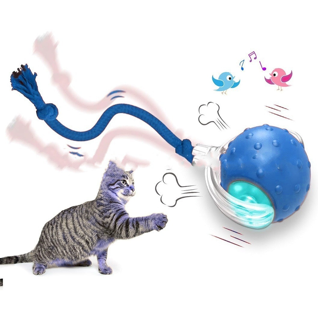 Cross-Border Hot-Selling Electric Cat Toy Automatic Teasing Cat Ball Self-Entertainment Bouncing Ball Smart Pet Toy Supplies,Cross-border Hot-selling Electric Cat Toy,Automatic Cat Teaser Ball Self-Entertainment