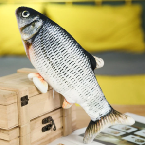 Cross-border TikTok Same Style Pet Toy Electric Simulation Fish Jumping Fish Plush Toy,Toy Electric Simulation Fish,Plush Toy