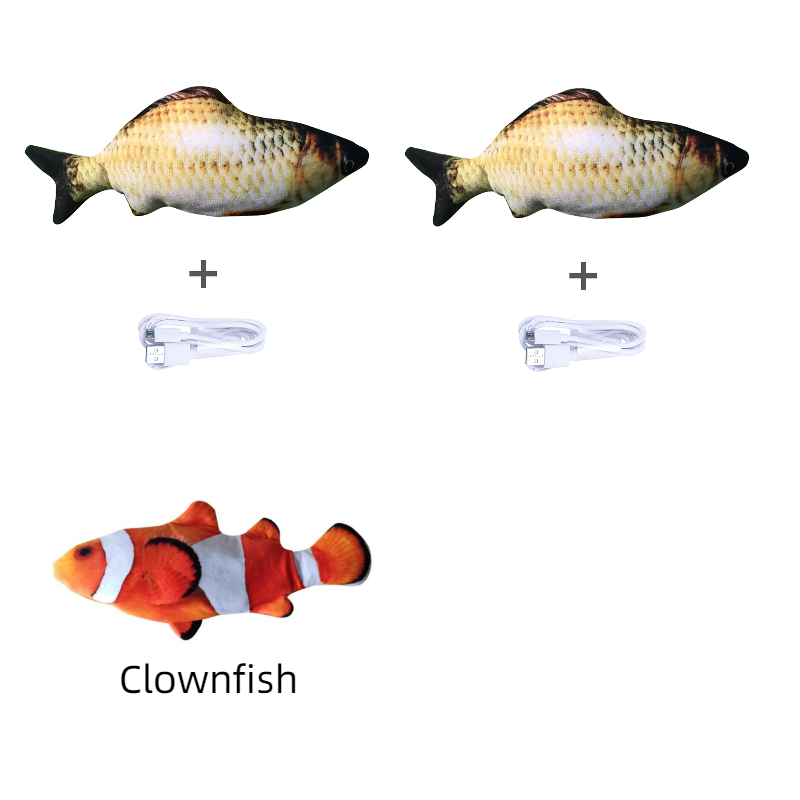 Cross-border TikTok Same Style Pet Toy Electric Simulation Fish Jumping Fish Plush Toy,Toy Electric Simulation Fish,Plush Toy