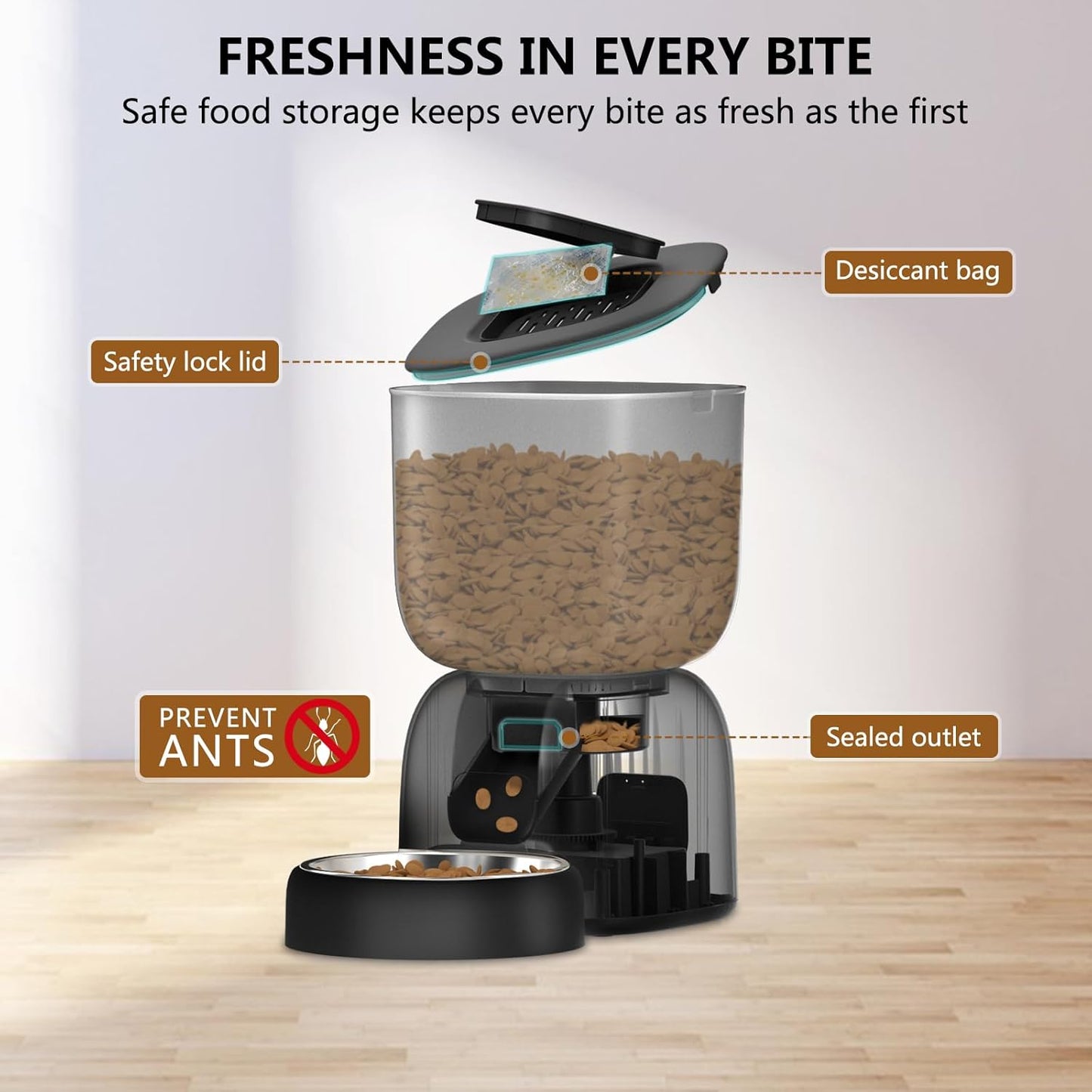Next-Gen Smart Cat Feeding System – Dual Power Backup, Portion Control & Personalized Voice