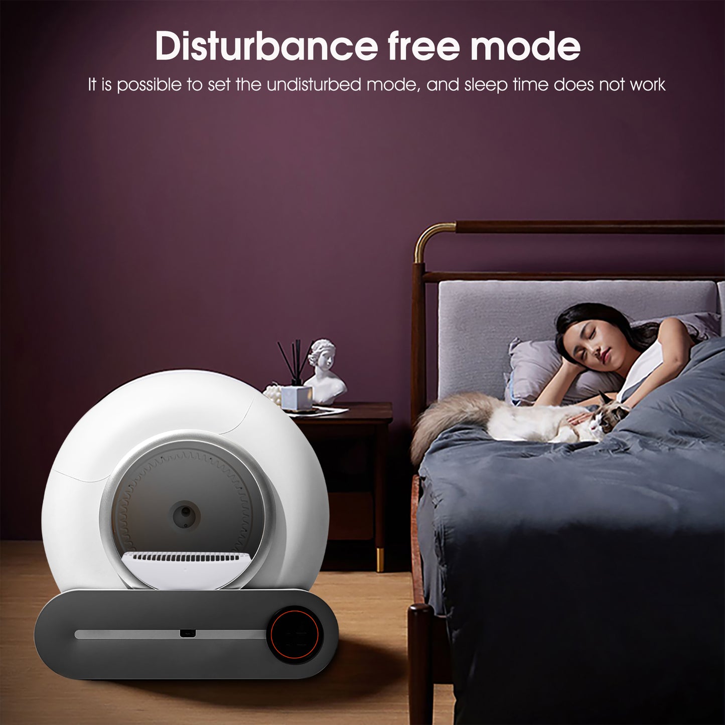 Self-cleaning litter box,Smart automatic litter box,Automatic scooping and deodorizing litter box