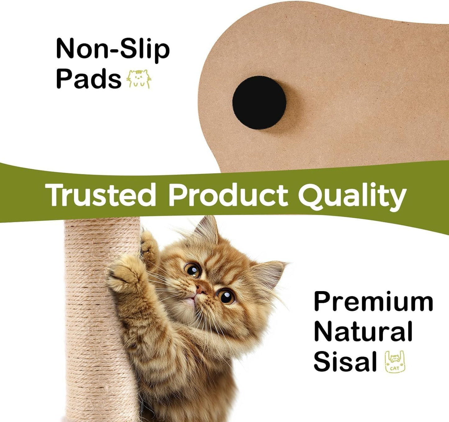 ROBOTIME,Mewoo,at Scratching Post,Small Cat Tower