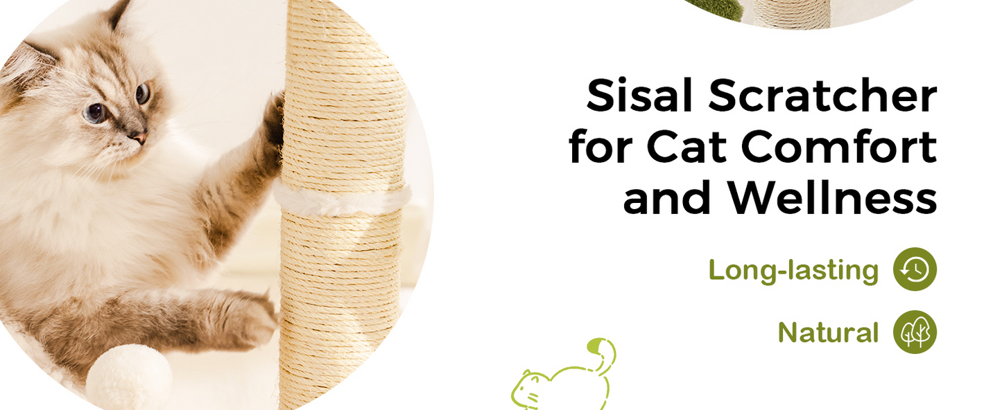 ROBOTIME,Mewoo,at Scratching Post,Small Cat Tower