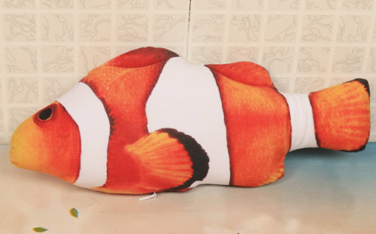 Cross-border TikTok Same Style Pet Toy Electric Simulation Fish Jumping Fish Plush Toy,Toy Electric Simulation Fish,Plush Toy